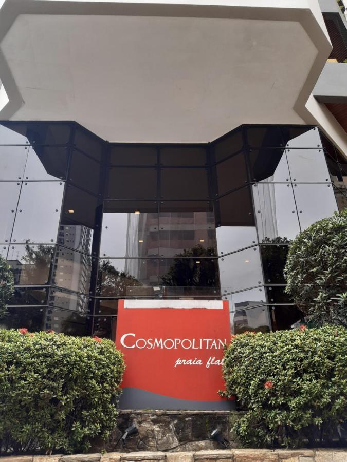 Lindo Flat No Edificio Cosmopolitan, Com Garagem E Piscina Apartamento Santos  Exterior foto